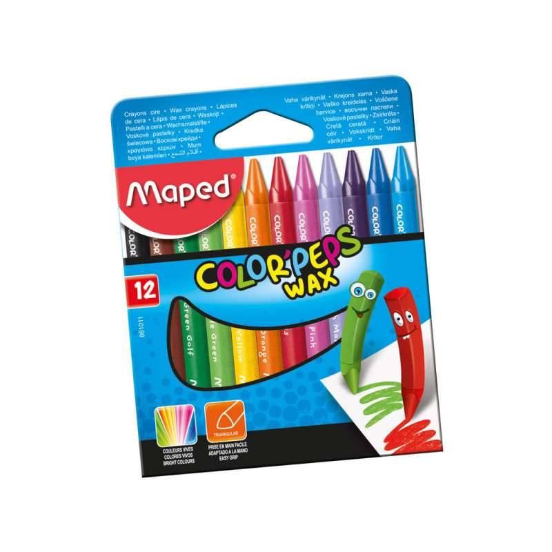 Crayons de couleur Peps 18 pièces MAPED - Librairie de France