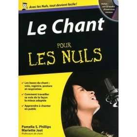 LE CHANT POCHE POUR LES NULS + 1 CD AUDIO
