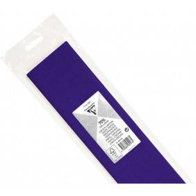 Clairefontaine Rouleau de papier crépon 75% 2,5 x 0,5 m violet