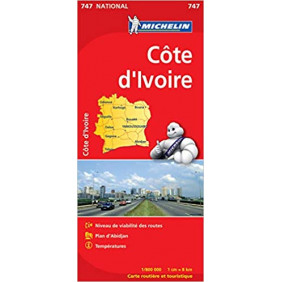 Côte D'Ivoire Réf. 747 Carte Routière Michelin