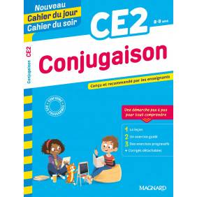 Cahier du jour/Cahier du soir Conjugaison CE2 - Grand Format Edition 2021