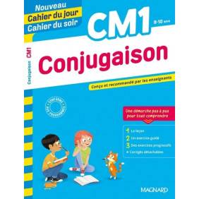 Cahier du jour/Cahier du soir Conjugaison CM1 - Grand Format Edition 2021