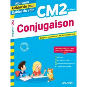 Cahier du jour/Cahier du soir Conjugaison CM2 - Grand Format Edition 2021