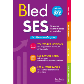 Bled SES Sciences économiques et sociales spécial nouveau BAC - Grand Format Edition 2020